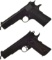 Two .22 Caliber Government Model Pattern Semi-Automatic Pistols