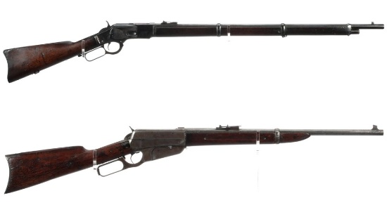 Two Winchester Lever Action Long Guns