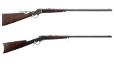 Two Antique Winchester Model 1885 Single Shot Rifle