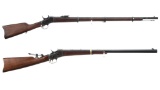 Two Rolling Block Rifles