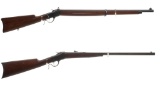 Two Winchester Model 1885 Single Shot Long Guns