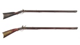 Two Antique American Long Rifles