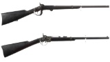 Two Civil War U.S. Saddle Ring Carbines
