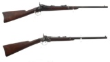Two U.S. Military Breech Loading Saddle Ring Carbines