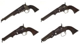 Four Antique Percussion Revolvers