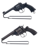 Two British Double Action Revolvers