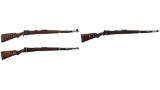 Three German Model 98 Bolt Action Rifles