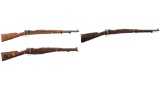 Three European Mauser Pattern Military Rifles