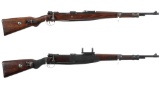 Two German Model 98 Bolt Action Rifles