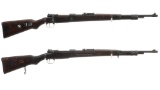 Two Military Mauser Pattern Bolt Action Rifles