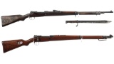 Two German Model 98 Pattern Bolt Action Rifles