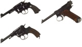 Three Handguns