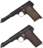 Two Spanish Astra Semi-Automatic Pistols