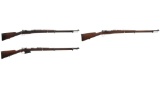 Three South American Contract Loewe Mauser Bolt Action Rifles