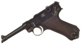 German DWM Model 1920 Police Luger Pistol