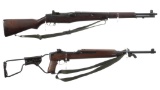 Two U.S. Military Pattern Semi-Automatic Long Guns
