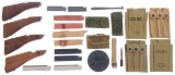 Large Grouping of Thompson Submachine Gun Parts and Accessories