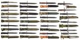 Large Grouping of Primarily U.S. Bayonets and Fighting Knives