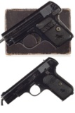 Two Colt Semi-Automatic Pocket Pistols