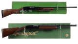 Two Remington Shotguns with Boxes