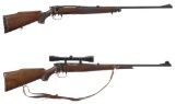 Two Steyr-Mannlicher Bolt Action Sporting Rifles