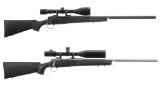 Two Remington Model 700 Bolt Action Rifles with Scopes