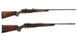Two Browning A-Bolt Medallion Bolt Action Left Handed Rifles