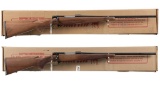 Two Marlin Model MR-7 Bolt Action Rifles with Boxes