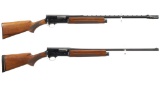 Two Belgian Browning Auto-5 Semi-Automatic Shotguns