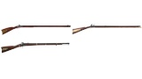 Three Reproduction Muzzleloading Rifles