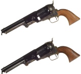 Consecutive Pair of Colt Black Powder Series 3rd Model Dragoons