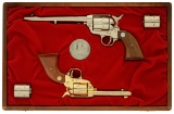 Cased Set of Two  Pony Express Centennial Colt Revolvers