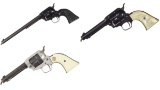 Three Colt Single Action Revolvers