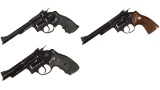 Three Taurus Double Action Revolvers