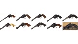 Ten Double Action Rimfire Revolvers