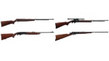Four Remington Semi-Automatic Rifles