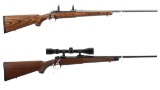 Two Ruger M77 Mk II Bolt Action Rifles