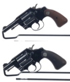 Two Colt Cobra Double Action Revolvers