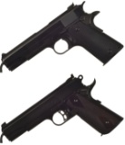 Two .22 Caliber Government Model Pattern Semi-Automatic Pistols