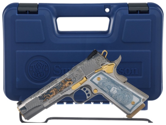 Smith & Wesson/SK Customs Poseidon Edition SW1911 Pistol
