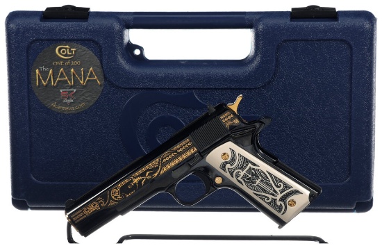 Colt/SK Customs "The Mana" Edition Government Model Pistol
