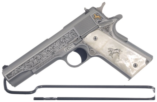 Colt/Talo Engraver Series Brian Powley Government Model Pistol