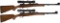 Pair of Jim Dubell and Dennis Smith Built Bolt Action Rifles