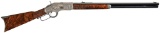 Richard Roy Engraved Winchester Model 1873 Lever Action Rifle