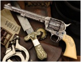 Sheriff Jeff Kurtz Engraved Colt Single Action Army Revolver