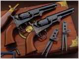 Cased Pair of Colt Model 1849 Pocket Revolvers