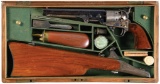 Cased Colt Model 1851 Navy Percussion Revolver & Shoulder Stock