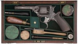 Cased Engraved Tranter Patent Five-Shot “Treble Action” Revolver