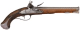 Silver Mounted and Accented Flintlock Pistol