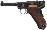 Dutch Contract Vickers Model 1906 Luger Semi-Automatic Pistol
